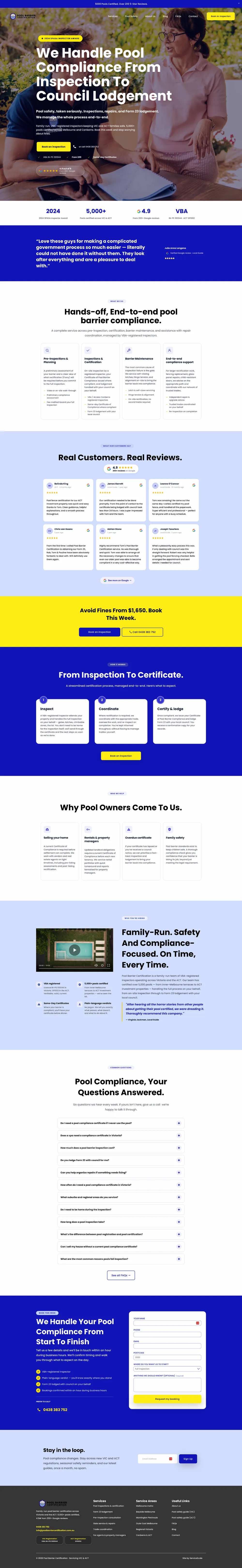 A live custom trade website built in an AI Website workshop