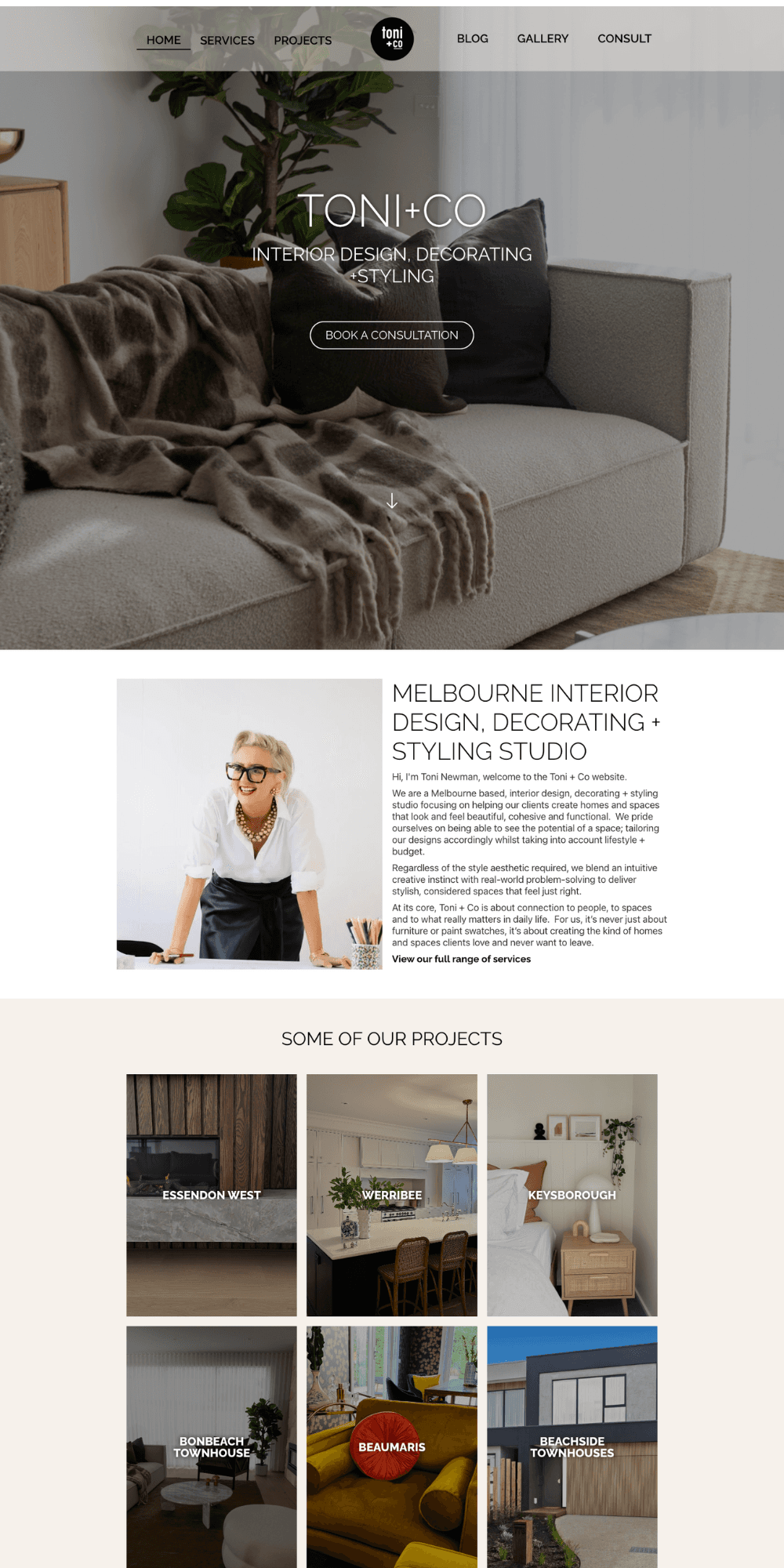 Toni+Co — Interior Design